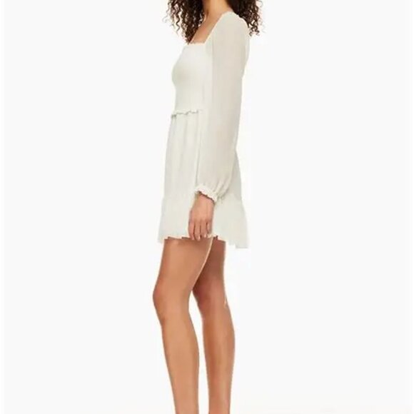NWT Aritzia Wilfred Tempest Mini Dress White - Size S - Picture 2 of 9